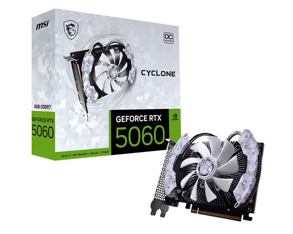 MSI GeForce RTX 5060 8G CYCLONE OC