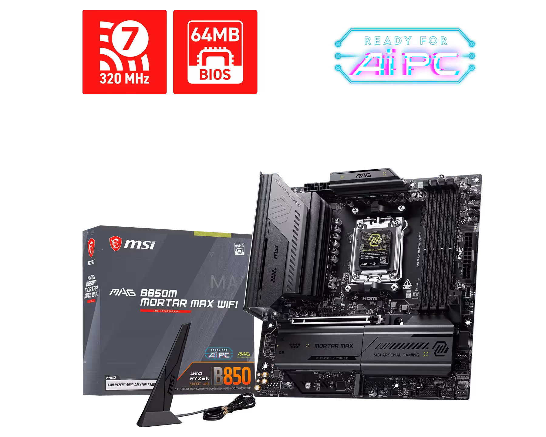 MSI MAG B850M MORTAR MAX WIFI