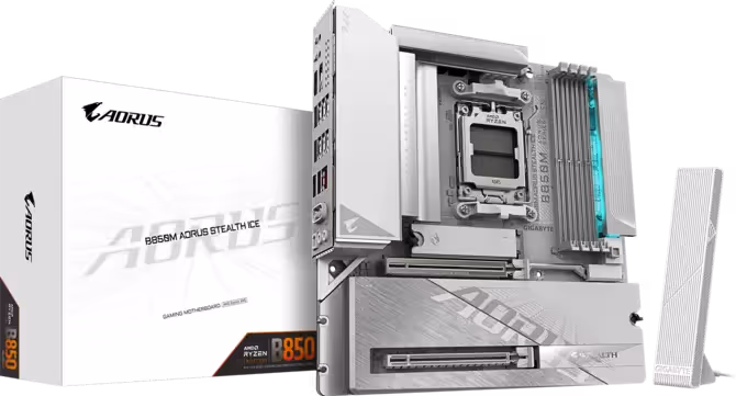 GIGABYTE B850M AORUS STEALTH ICE