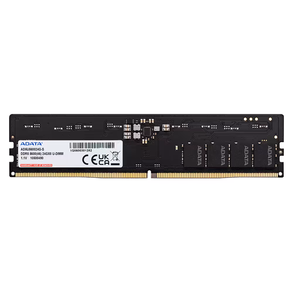 Adata DDR5-5600 U-DIMM 24GB (1x24GB) CL46 Black