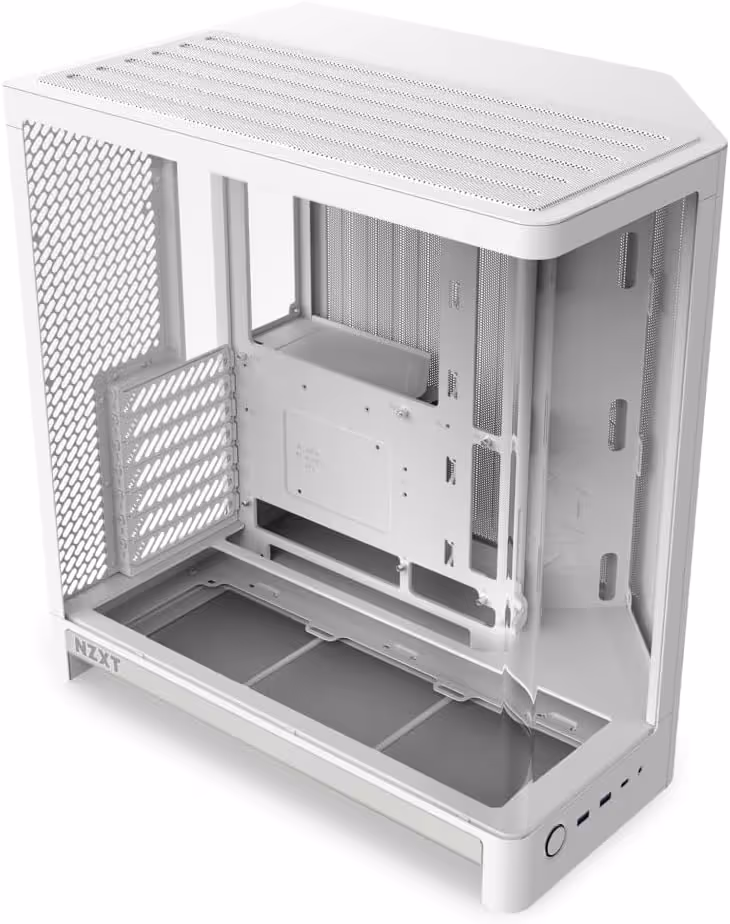 NZXT H6 (2026) ATX Mid Tower White Tempered Glass