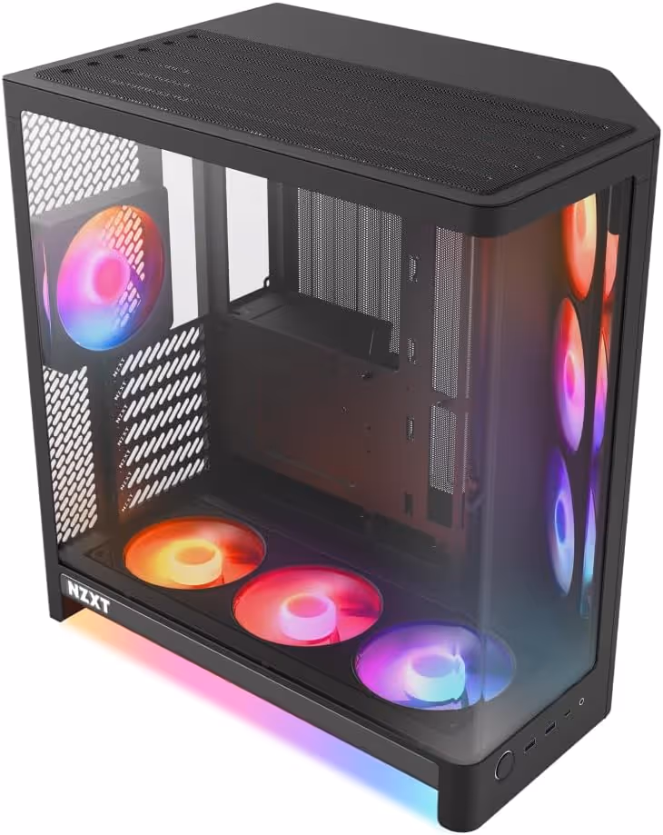 NZXT H6 RGB+ (2026) ATX Mid Tower Black Tempered Glass
